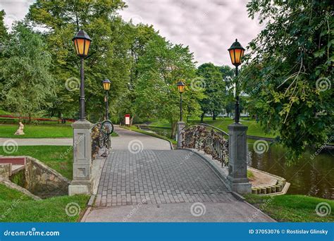 City Park In Riga Latvia Stock Photo Image Of Outdoors 37053076