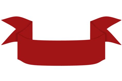 Red Ribbon Banner White Transparent, Red Ribbon Banner Png Material ...