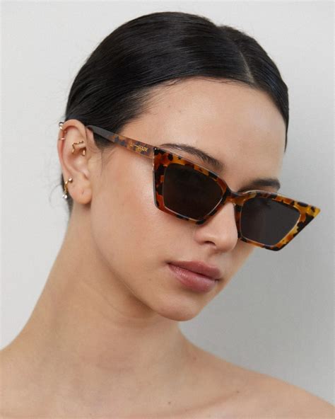 Lu Goldie Claudia Sunglasses Tortoise Laneway Boutique