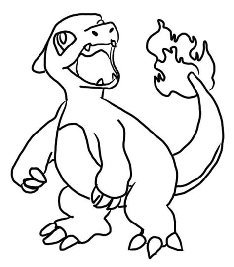 23+ Charmeleon Coloring Pages - GarenGillyan