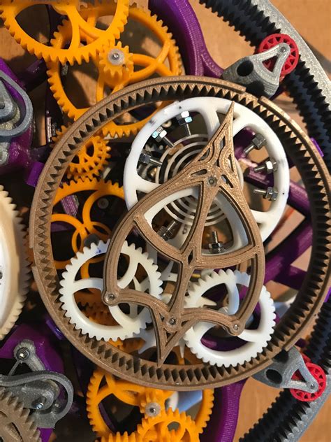 3d Printed Mechanical Clock Nerytruth