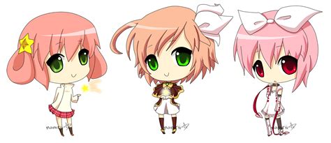 Pink Chibis By Namrii On Deviantart