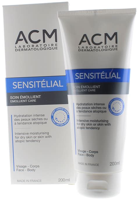 Sensitélial soin émollient Laboratoire ACM soin hydratant pour peaux