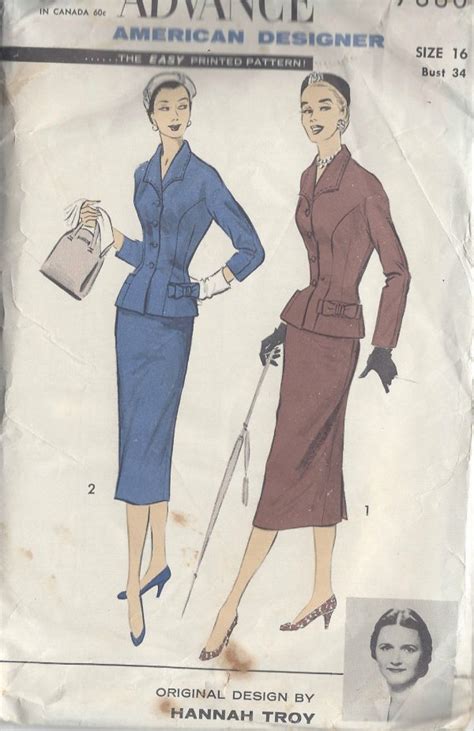 1950s Skirt Pattern Available From The Vintage Pattern Shop