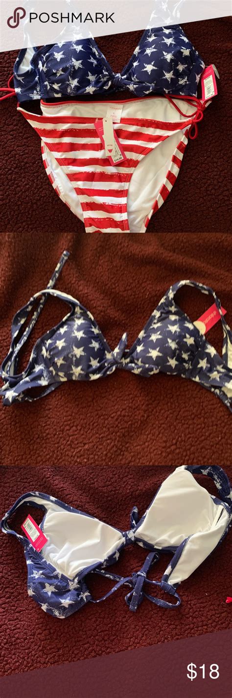 NWT Red White Blue Bikini Bundle For 30 Saving Blue Bikini Red