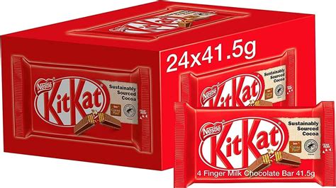 Kit Kat Chocolate Bars Fingers Packs Of G Kit Kat Milk