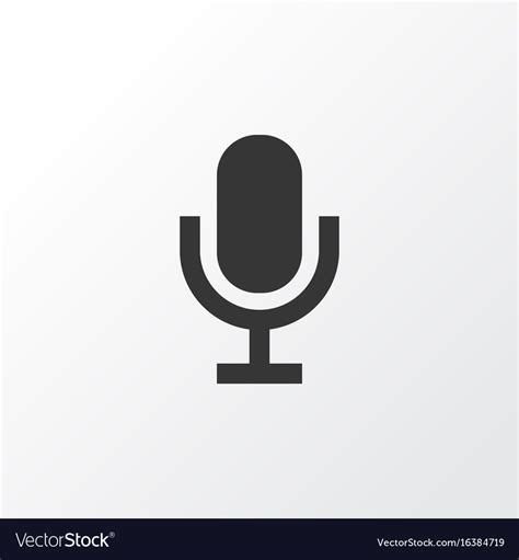 Audio icon symbol premium quality isolated mike Vector Image