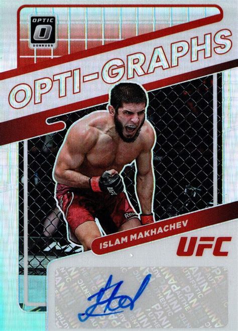 2022 Panini Donruss Optic UFC Opti Graphs Holo Prizm OG IKM Islam