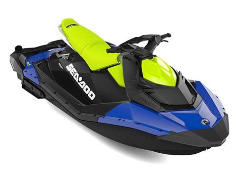 2021 Sea Doo Spark 3 Up Dazzling Blue Manta Green For Sale In Cameron