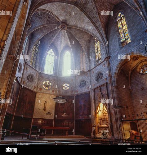 Iglesia Del Monasterio De Pedralbes Barcelona Stock Photo Alamy