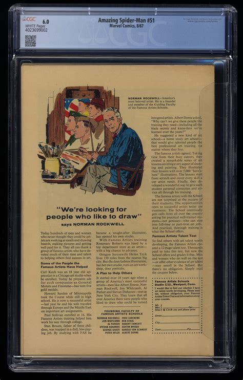 Amazing Spider Man 51 CGC FN 6 0 2nd Appearance Kingpin Classic Cover