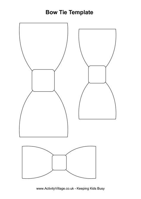 Bow Tie Template Free Printable Templates For Your Diy Projects