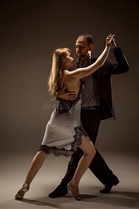 The Man And The Woman Dancing Argentinian Tango Stock Photo Image Of