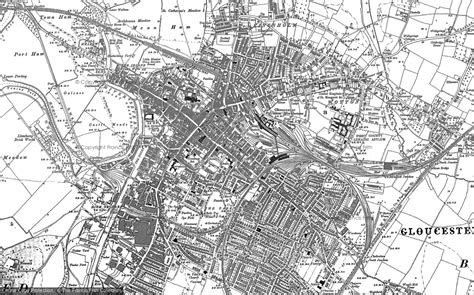 Old Maps Of Llanthony Priory Gloucestershire