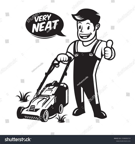 Lawnmower Repair Clipart