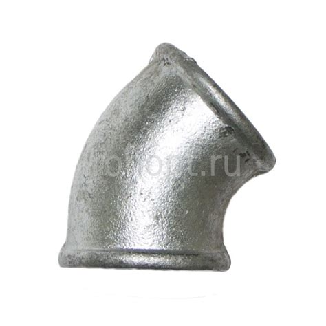Уголок чугунный оцинкованный 45 Ду 20 d 3/4"