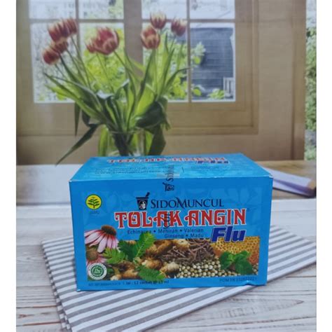 Jual Tolak Angin Flu Cair 1 Box Isi 12 Sachet Shopee Indonesia