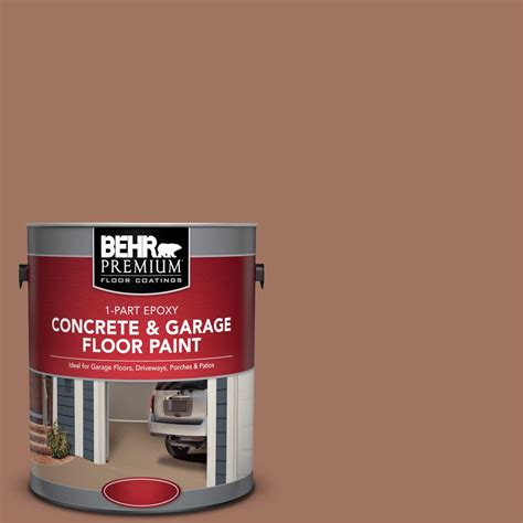 Behr Premium Gal Pfc Iron Ore Part Epoxy Concrete And Garage