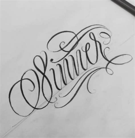 Sinner Tattoo Lettering Tattoo Lettering Design Tattoo Lettering Fonts