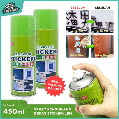 Jual Stiker Remover Semprotan Penghapus Pembersih Lem Bekas Sticker