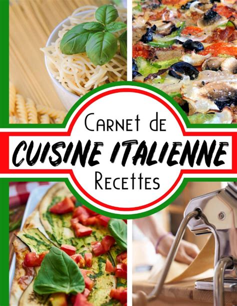 Buy Cuisine Italienne Carnet De Recettes Mon Carnet De Recettes