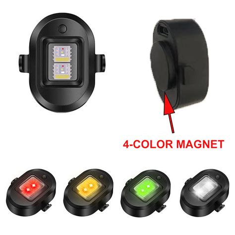 【7 Color Led Aircraft Strobe Lights】magnetic Warning Signal Light Led