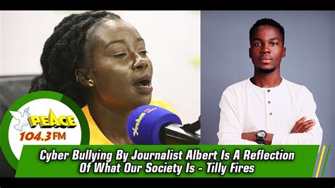 Cyber Bullying By Journalist Albert Is A Reflection Of What Our Society