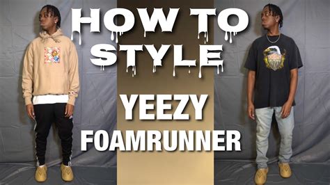 How To Style Yeezy Foam Runner Outfit Ideas Youtube