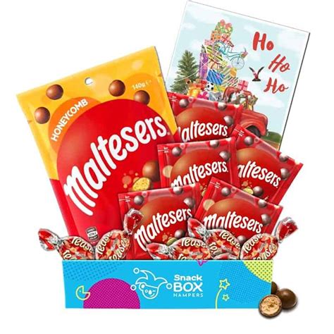 Christmas Maltesers Chocolate Box Gift Hamper Fun Size Snack Box