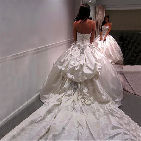 Princess Ball Gown Wedding Dresses With Bling