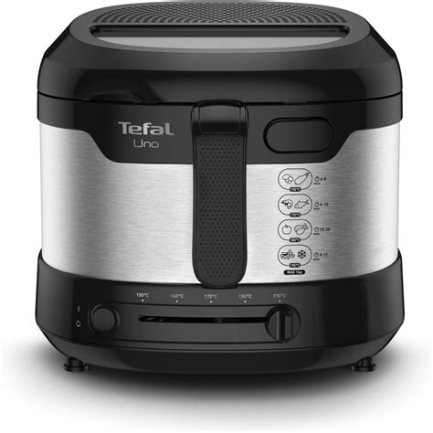 Tefal Ff D Uno M Friteuse Kilogram Acier Inoxydable Noir Amazon