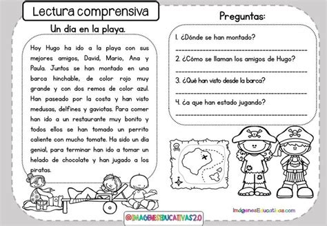 Fichas De Comprensi N Lectora Para Ni Os Imagenes Educativas