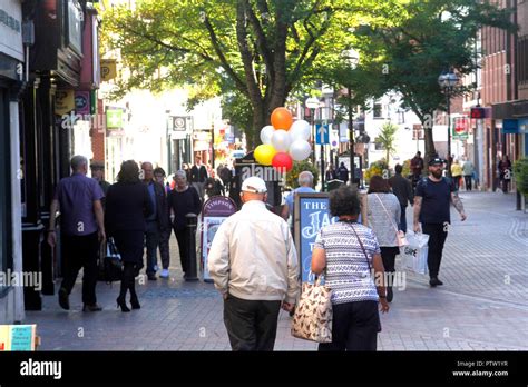 Stafford Town Centre Staffordshire Stock Photo - Alamy