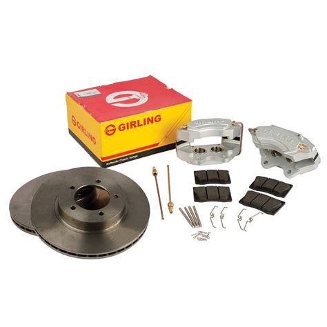 Girling Up Rated 4 Pot Brake Caliper Kit Replaces Dunlop 1 Calipers W British Auto Usa