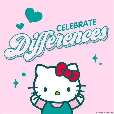 Hello Kitty Europe On Twitter Difference Is A Treasure Always 💖