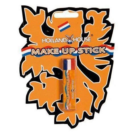 Make Up Schmink Stick Rood Wit Blauw Nederlandse Vlag Oranje Koningsdag