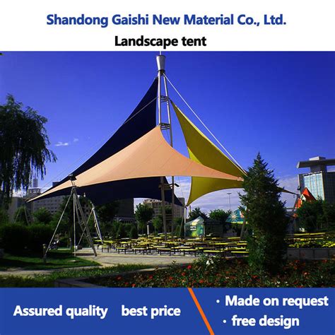 Pvc Tensile Fabric And Pvdf Lacquered For Tensile Structure China