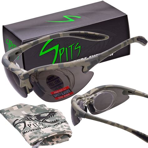 Magshot Magnifying Hunting Shooting Safety Glasses Acu Camo Frame Spits Eyewear