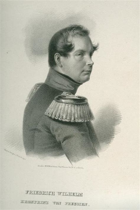 Portr T Brustbild In Uniform Halbrechts Als Kronprinz Von Preussen