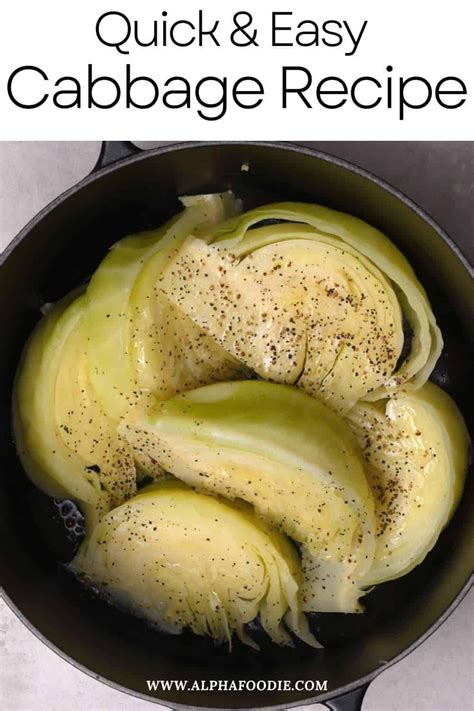 Boiled Cabbage Seasoned Buttery Tender Cabbage Artofit