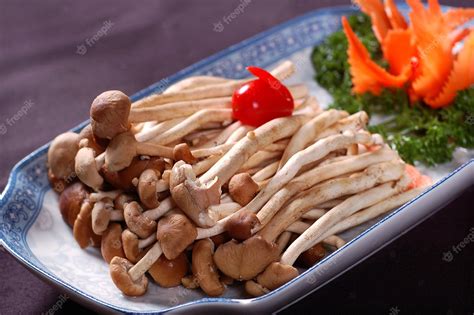 Premium Photo | Close up of chinese food fungus food