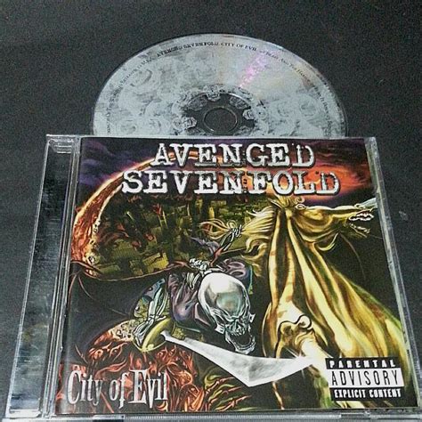 Avenger Sevenfold City Of Evil Cd Metal Bulletin Board Preorders On