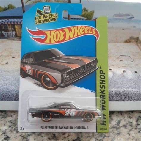 Hot Wheels 68 Plymouth Barracuda Formula S 2015 Hw Workshop Muscle Mania Shopee Brasil