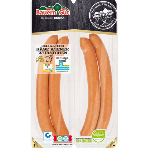 Bauerngut Delikatess K Se Wiener W Rstchen X G Wiener Bock