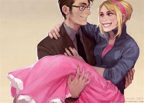 Rose Tyler And The Doctor Doctor Who Art Doctor Who Fan Art Doctor Who