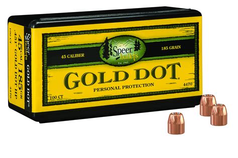 Shop Speer Reloading 45 Cal 185 Grain HP Gold Dot Personal Protection