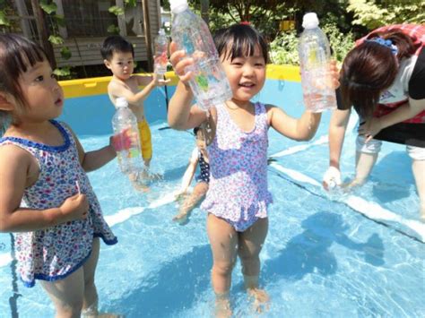 楽しいプール遊び♪ 大宝保育園｜茨城県下妻市