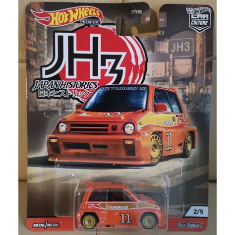 Hot Wheels Japan Historics Honda City Turbo Ii Hotwheels Jh Hw