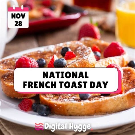 National French Toast Day Digital Hygge