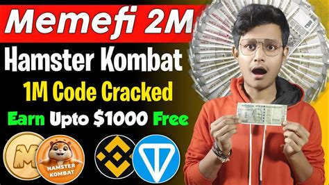 Memefi Secret Tap 2m Coin Instant Claim🔥 Hamster Kombat Today Code Memefi Secret Tap